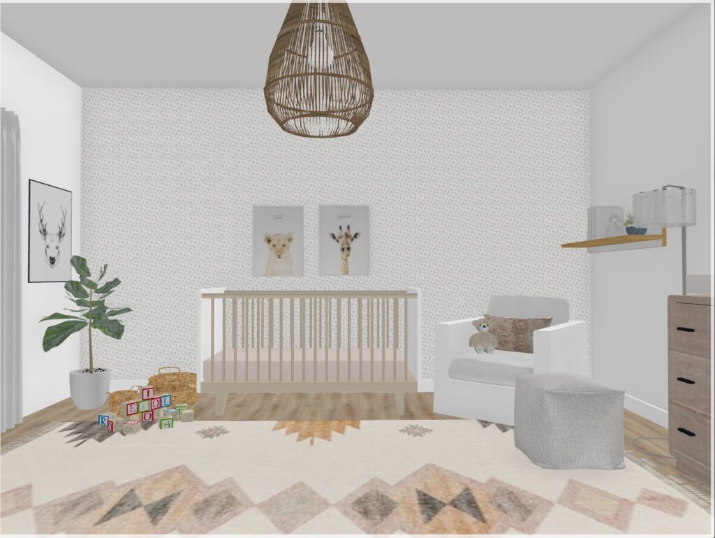 rustic nursery decor